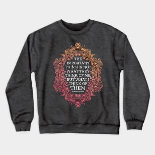 What I Think Of Them Queen Victoria Crewneck Sweatshirt